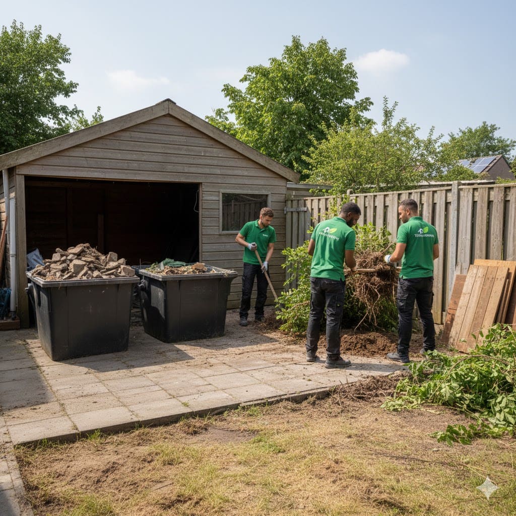 Tuin afvoer Purmerend Noord-Holland