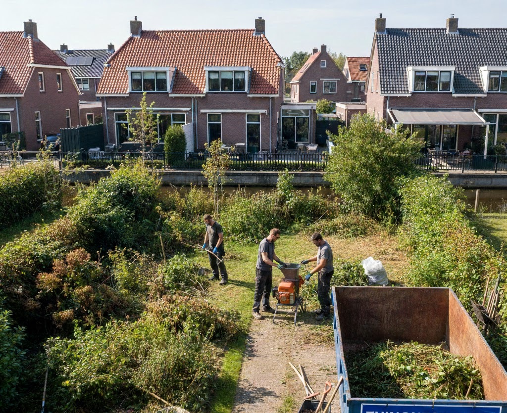 Tuinspecialist Haarlem tuin leeghalen