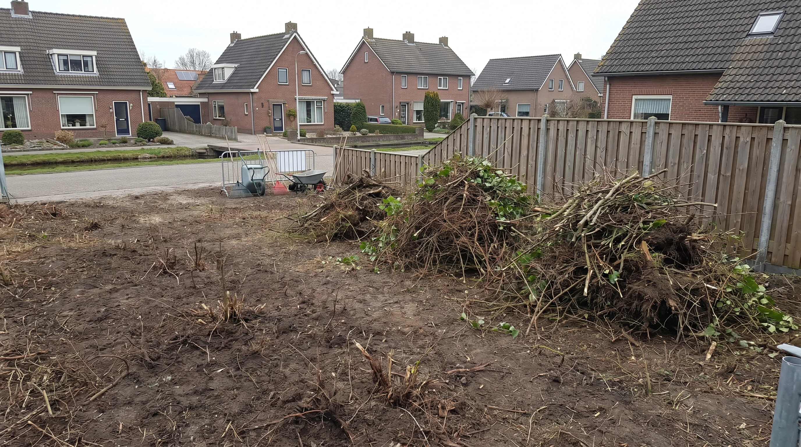 Terrein vrijmaken in Haarlem door Totaalontruiming
